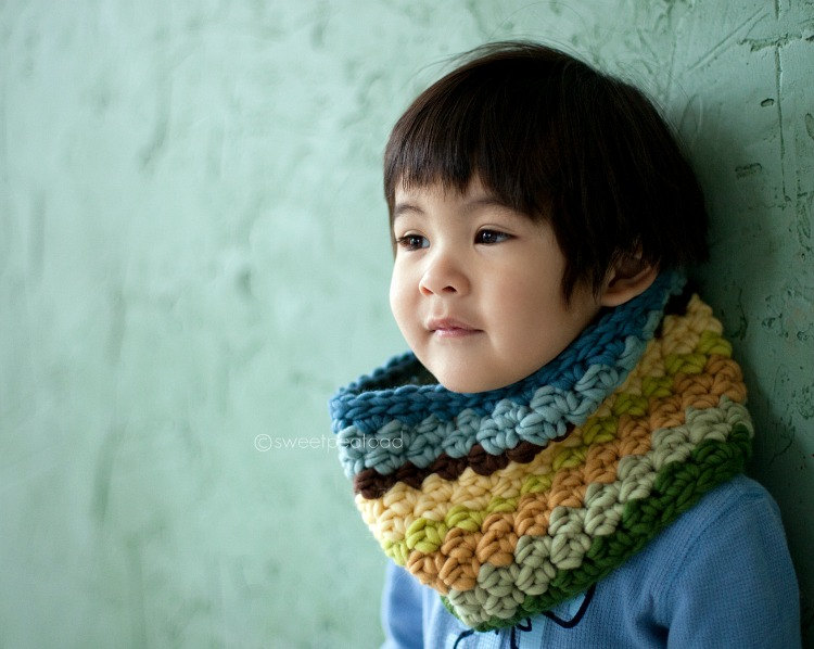 Striped Cowl