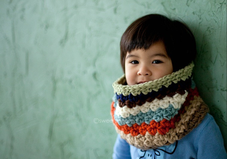 Striped Cowl