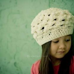 Reversible Beret (Cotton) - sizes from Newborn to 5T